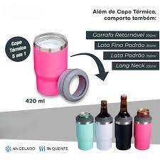 Copo térmico Stanley Porta Cerveja 2 Função em 1 420ml Com Isolador De  Palha Térmico Porta-Lata Resfriador Copo De Cerveja