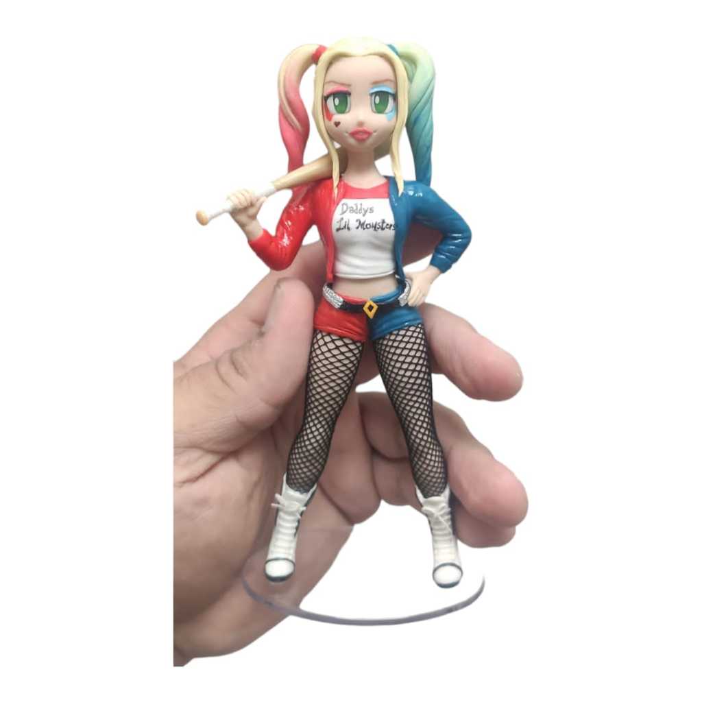 Conjunto Roupa Barbie Arlequina Harley Quinn Esquadrão 2