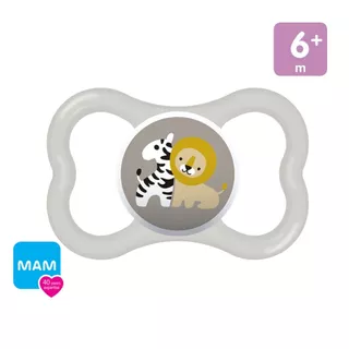 Chupeta MAM Air 6+ meses Extraventilada Bico Silicone Neutra Bebê Menino Menina Unissex