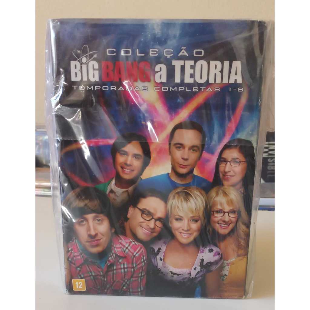 dvd box the big bang theory temporadas 1 a 8 original | Shopee Brasil