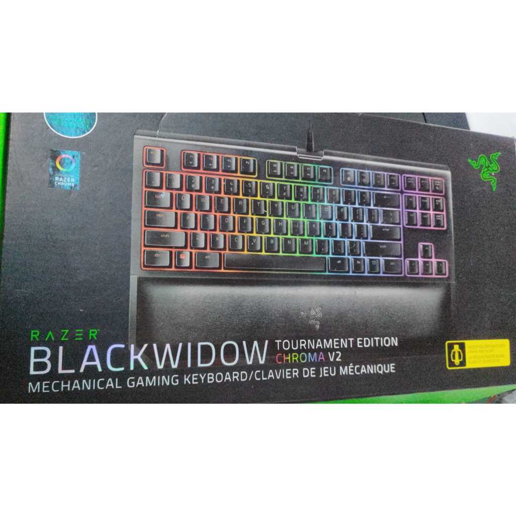 Teclado mecanico original RAZER blackwidow te chroma v2 RZ03-0219 USADO