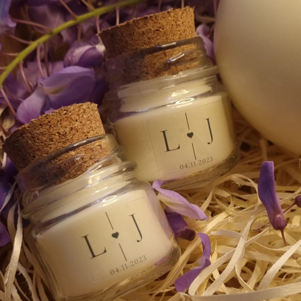 Mini vela artesanal p/ lembrancinha kit c/ 50