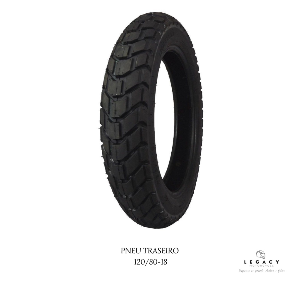 PNEU TRASEIRO TORNADO/ XRE/ XTZ/ LANDER/ TENERE - MEDIDA 120/80-18 ...