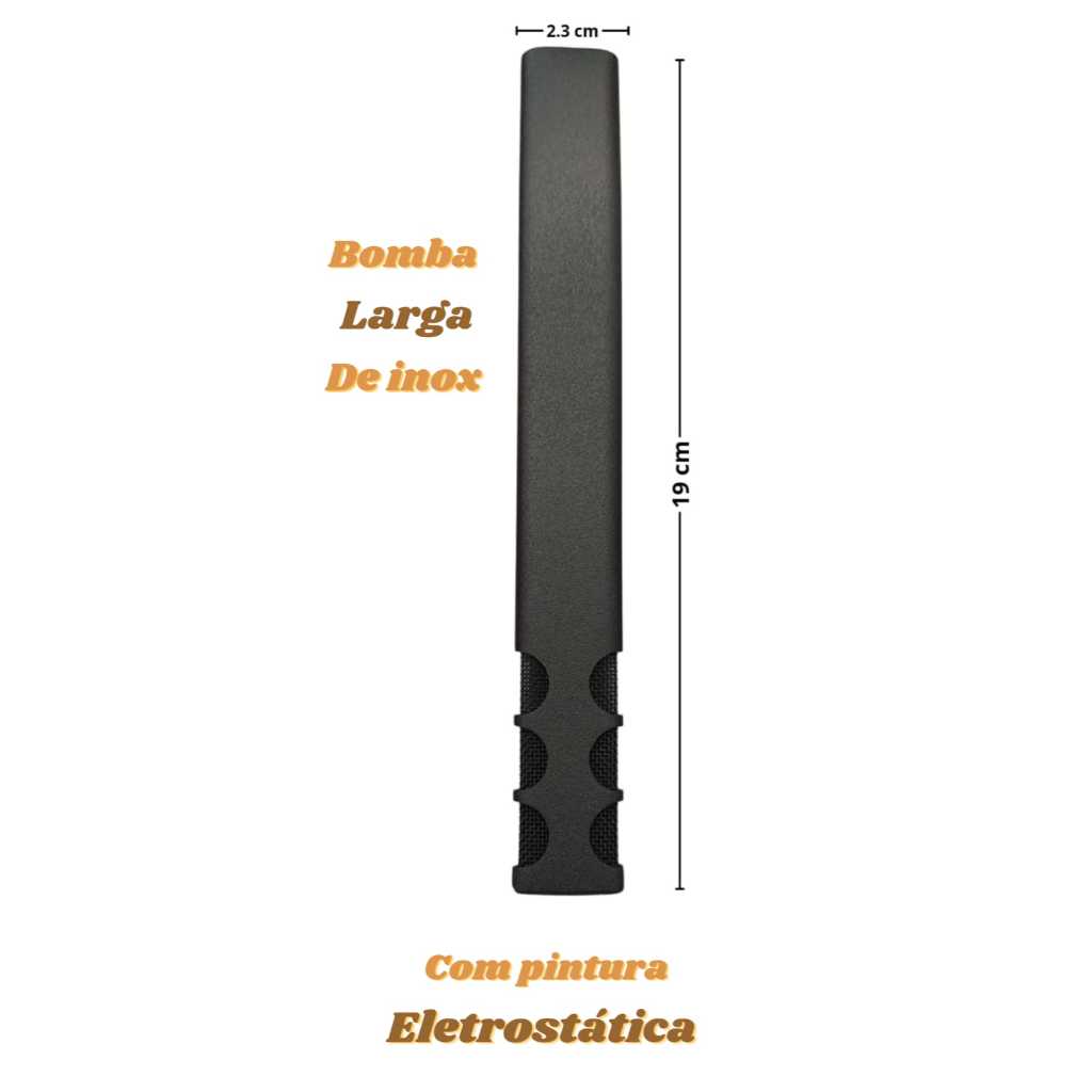 bombas larga de inox com pintura eletrostatica