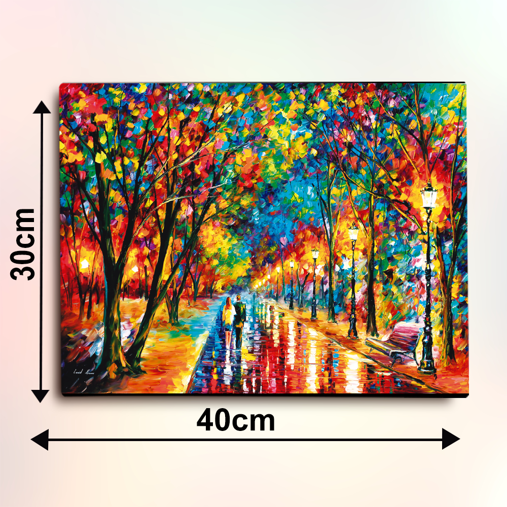 Dekorative Leinwand-Kunst Von Leonid Afemov – Wandbild Für Wohnzimmer & Flur
