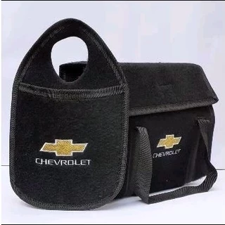 lixeira automotiva e bolsa organizadora de porta malas kit GM