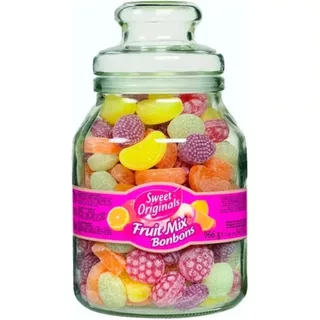 Vidro de Bala Fruta Sortida Sweet Originals Pote 966g