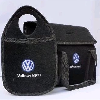 lixeira automotiva e bolsa organizadora de porta malas kit VW