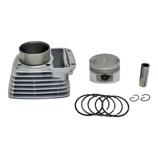 Kit Cilindro Pistão E Anéis Dafra Kansas 150 1° Linha Gjb