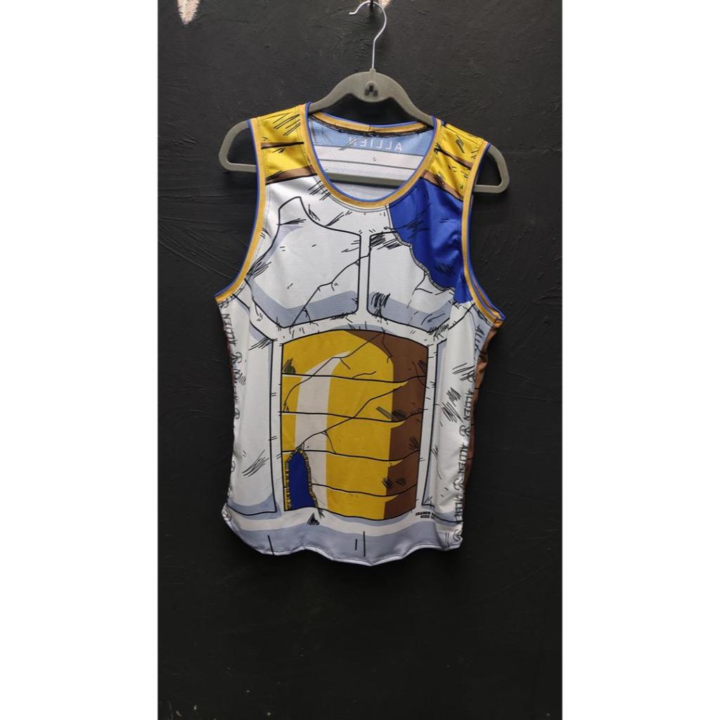 Vegeta Colete Armadura - Dragon Ball - Regata NBA