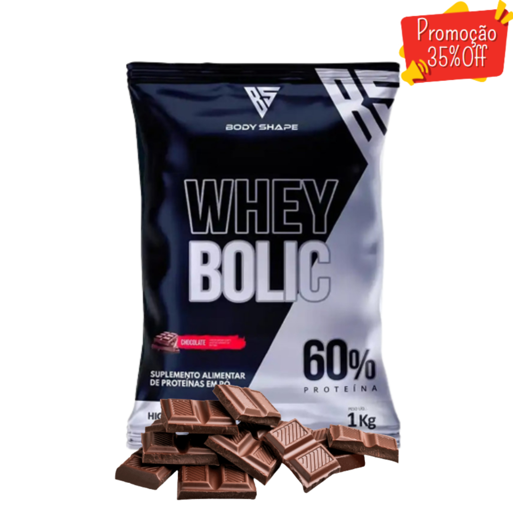 whey Protein Bolic 1.0kg Concentrado Isolado Chocolate