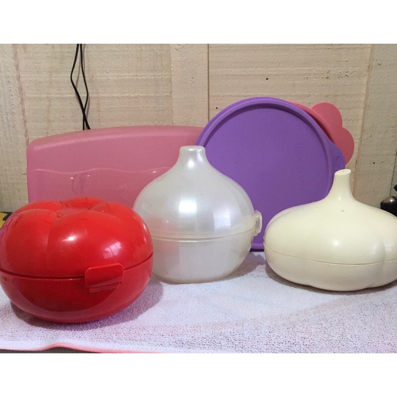 tupperware original cebola alho tomate desapego | Shopee Brasil