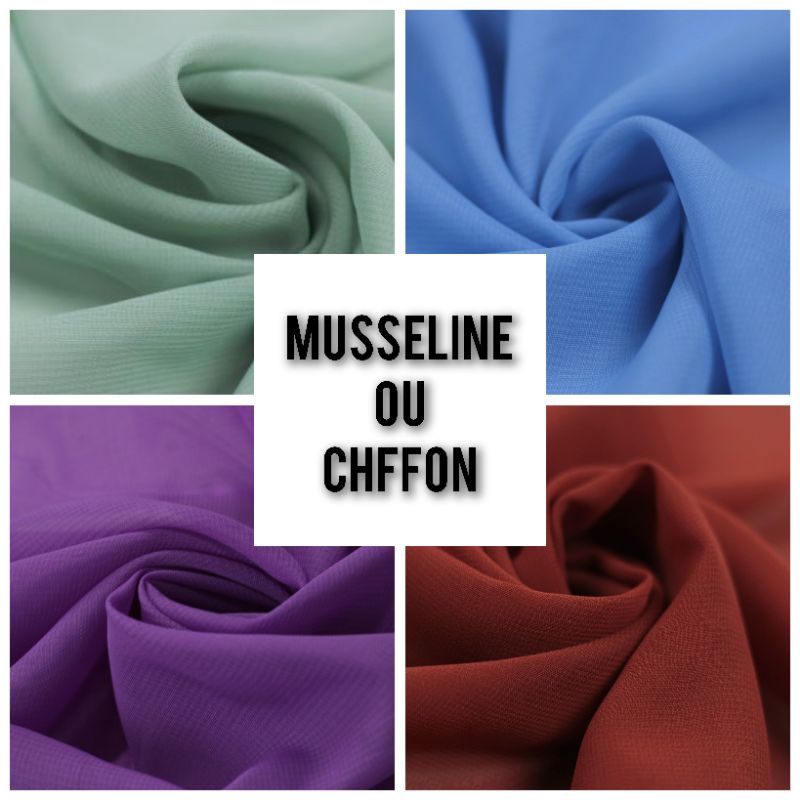 3 metros de tecido musseline ou chiffon - 3mts comp. x 1,50mts larg.