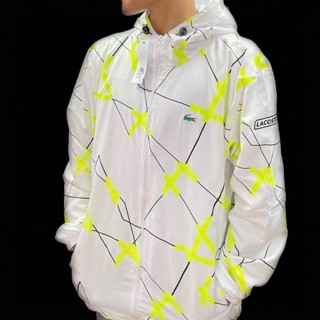 Jaqueta Blusa Corta Vento Lacoste Live Geometric