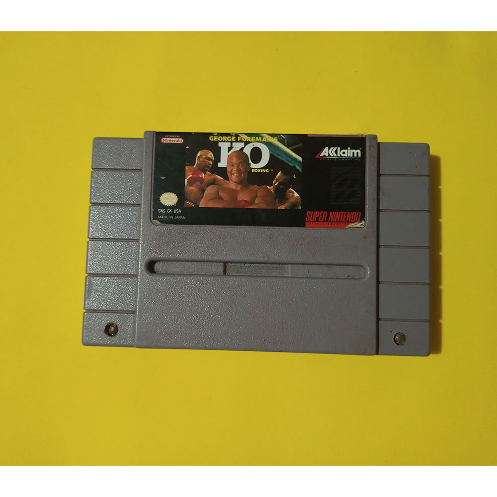 George Foreman's KO Boxing (100% Original - Super Nintendo - SNES ...