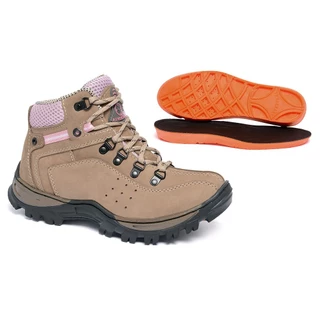 Tênis Feminino Boot Botinha Coturno de Couro Legítimo