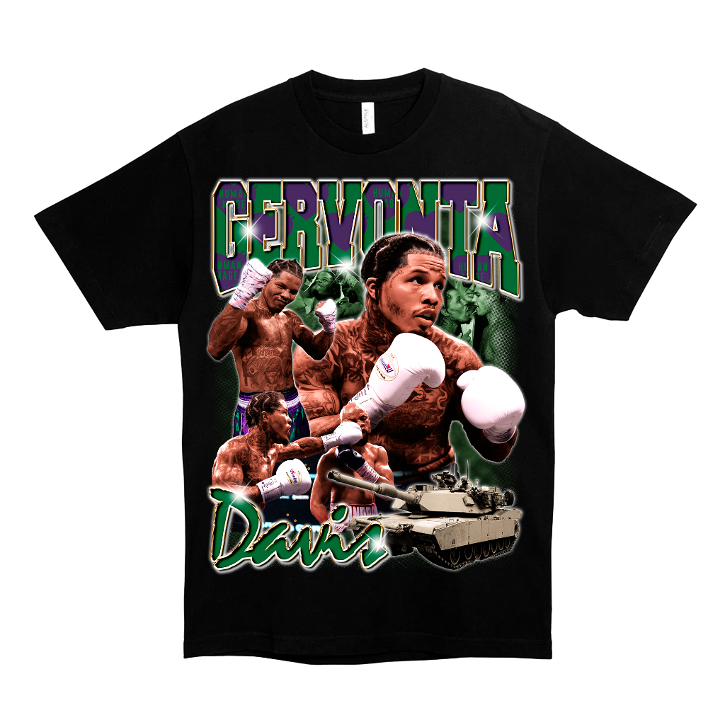 Camiseta Vintage Gervonta Davis Shopee Brasil