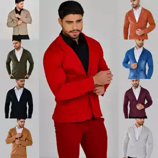Blazer Masculino Slim fit Elastano