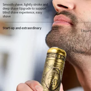 Mini Barbeador navalha Barbear Recarregável Máquina Barber Cortar Cabelo E Aparador Pelo Barba
