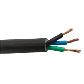 Rolo De Fio Cabo PP 3X0,50 C/ 50 ou 100 Metros Fio PP 3 Vias