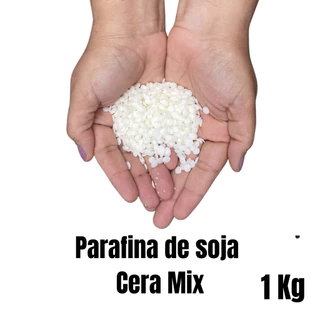 1Kg Parafina de Soja Ecológica Lentilha Ecomix para Velas Artesanais - 100% Vegetal
