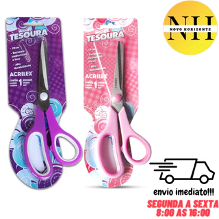 Tesoura Multiuso 19cm Acrilex/Masterprint Unidade