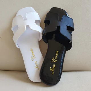 Rasteira Feminina Sandália Formato H Casual Confortável Chinelo Básico