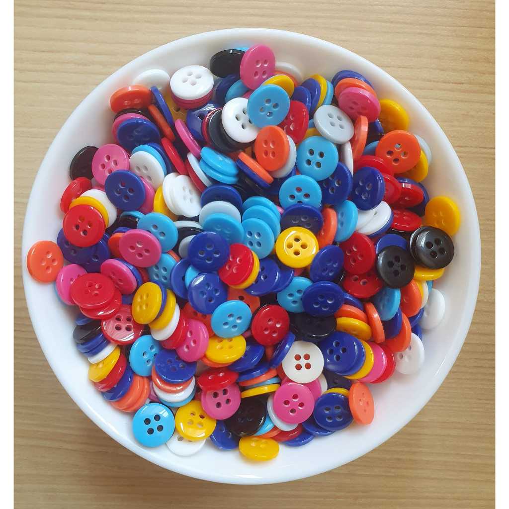 30PCS Upick 13mm Mini 2Holes Plastic Buttons For Kid's Sewing Crafts Lots  Mix