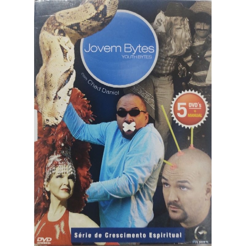 Box Dvd Jovem Bytes Chad Daniel Serie de Crescimento Espitirual