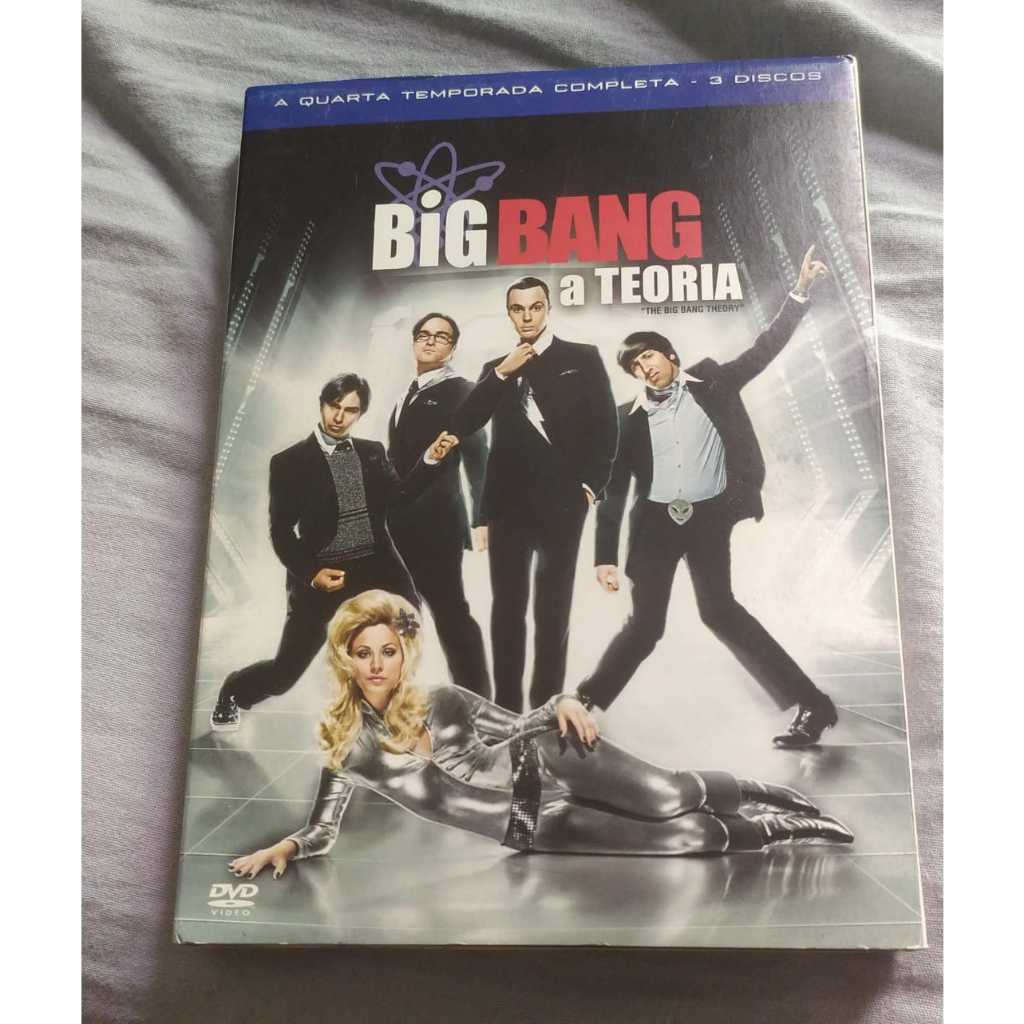 dvd big bang a teoria a 4 temporada completa 3 discos | Shopee Brasil