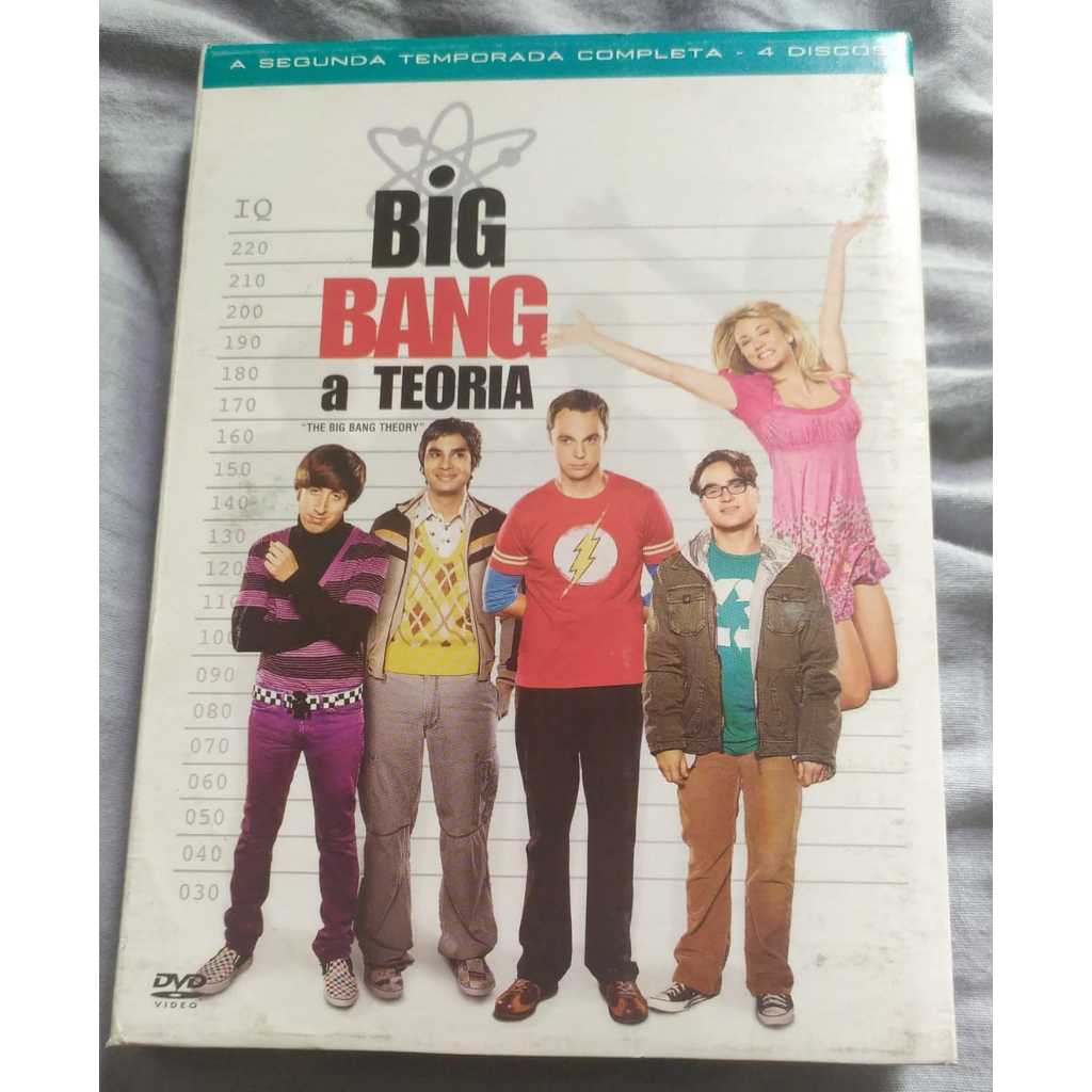 dvd big bang a teoria a 2 temporada completa 4 discos | Shopee Brasil
