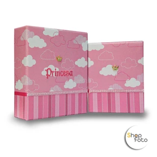 Caixa magnética com álbum 10x15 para 500F - Linha Luxo em Oferta na Shopee