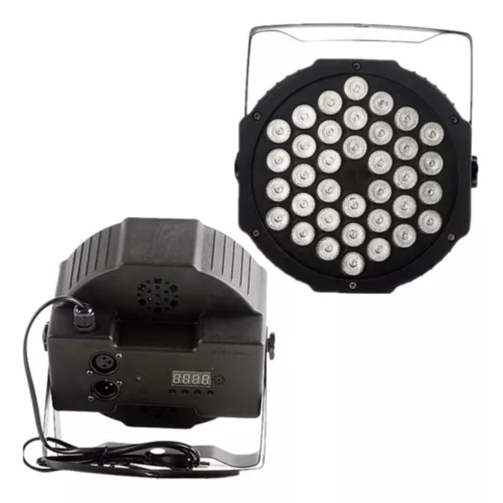 Canhão de Luz LED - 36 LEDs RGBW - Para Festas Aniversários e Eventes ...