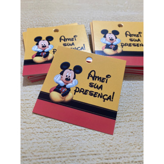 Tags de Agradecimento Mickey