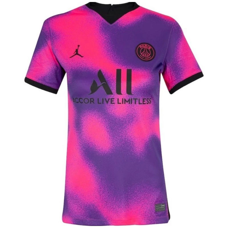 Camisa Camiseta do Time do Psg Rosa e Roxo 23/24 | Shopee Brasil
