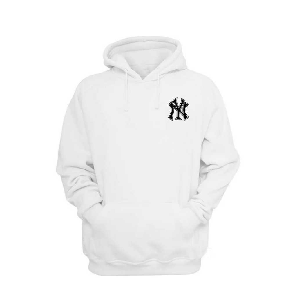 Jaqueta Casaco Moletom Canguru personalizado Blusa de frio NY New Era com capuz masculina feminina unissex