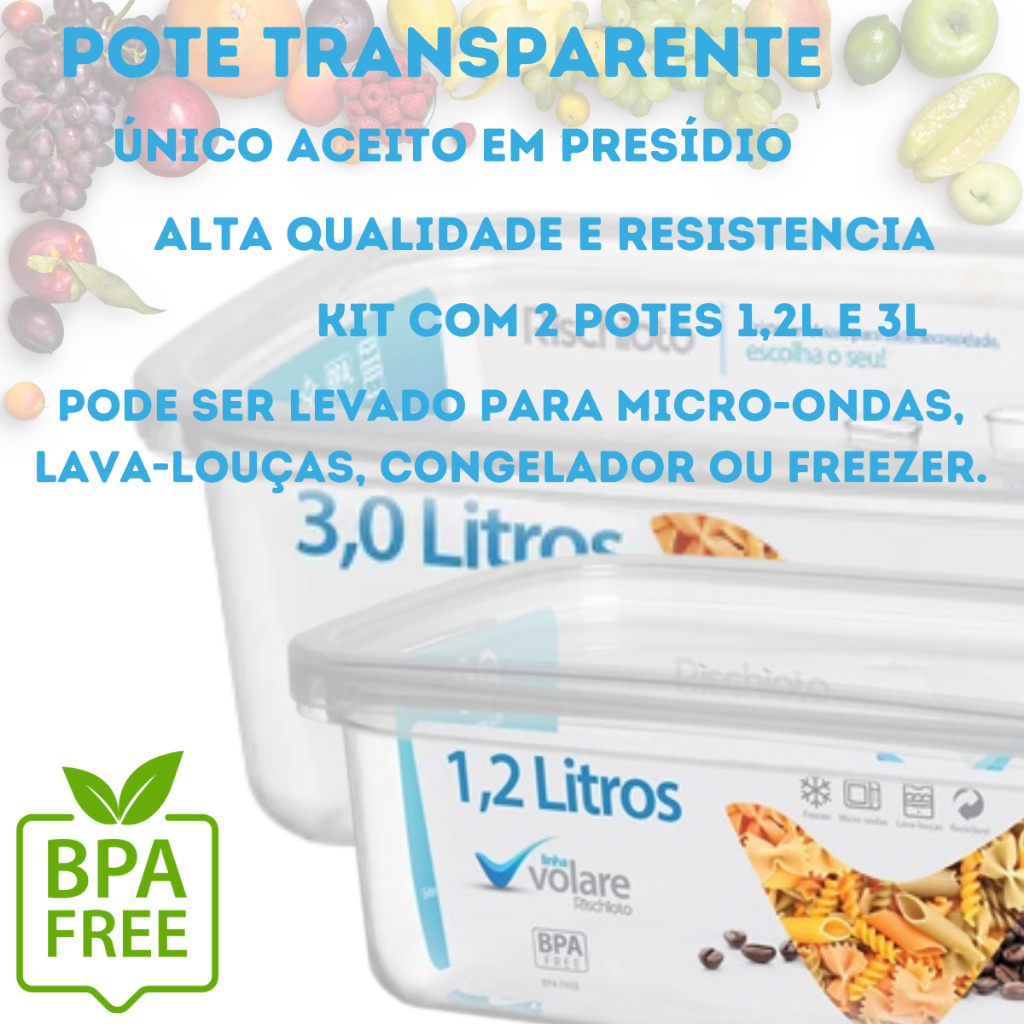 Pote Transparente 100 Cc., Frutaplas