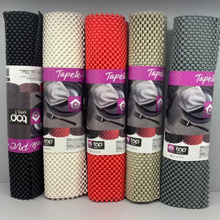 Rolo Forro Para Gavetas Closet Armário Cozinha Antiderrapante Jogo Americano Tapete Pvc Top Útil 30x120CM
