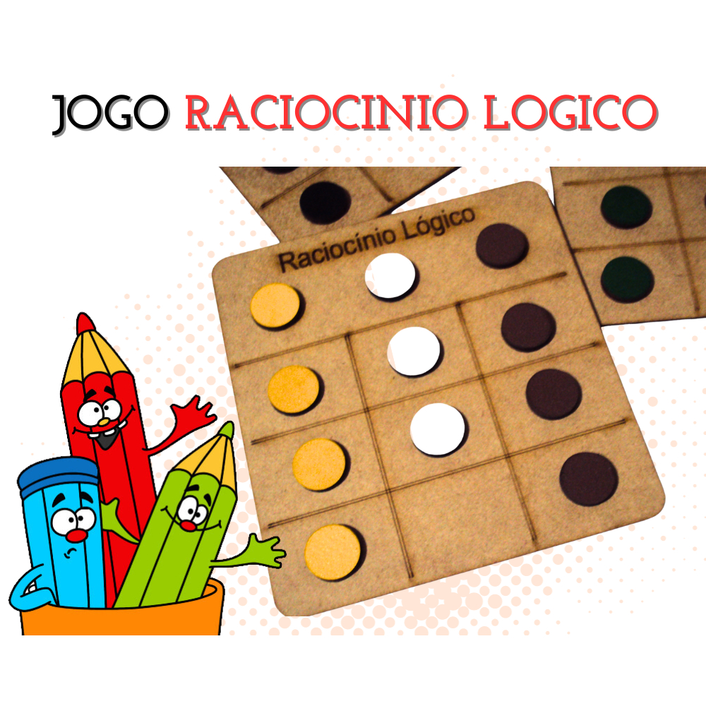 Rêf 095 Kit Com 2 Jogos Pedagógicos Raciocínio Lógico De Cores Brinquedos Educativos Sensorial 3501