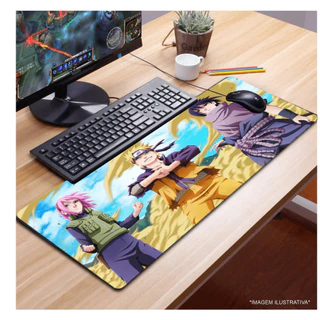 Mouse Pad Gamer 65x32cm Estampas Diversas Anime NT