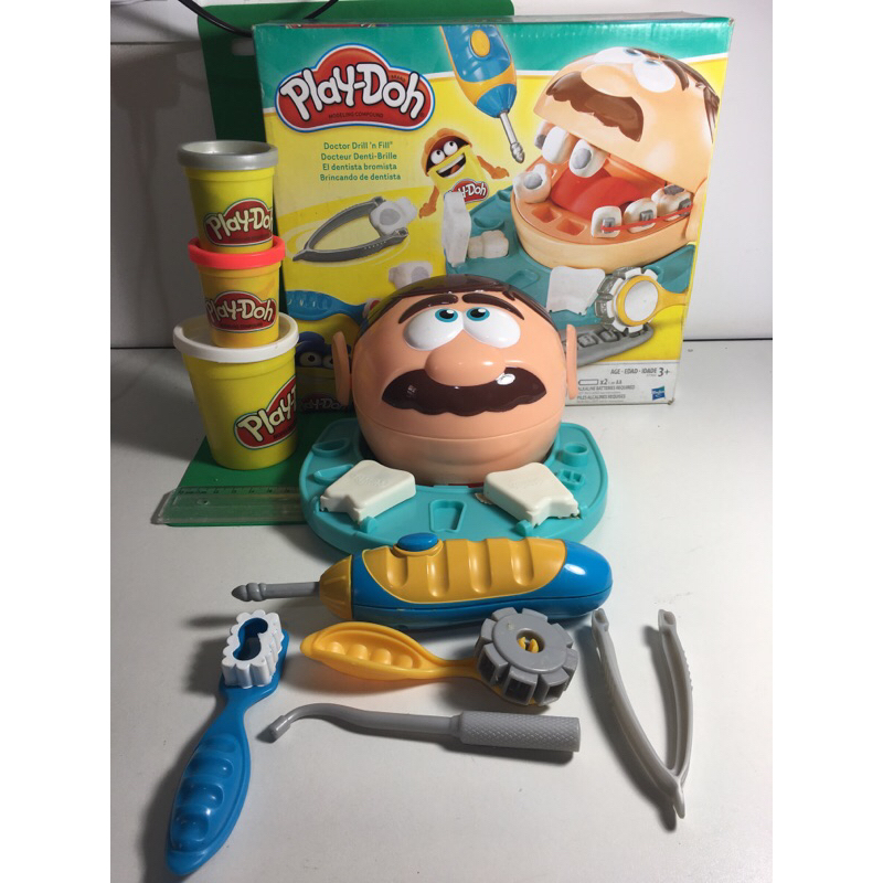Dr Drill 'n Fill Play Doh Brinquedo Original | Shopee Brasil