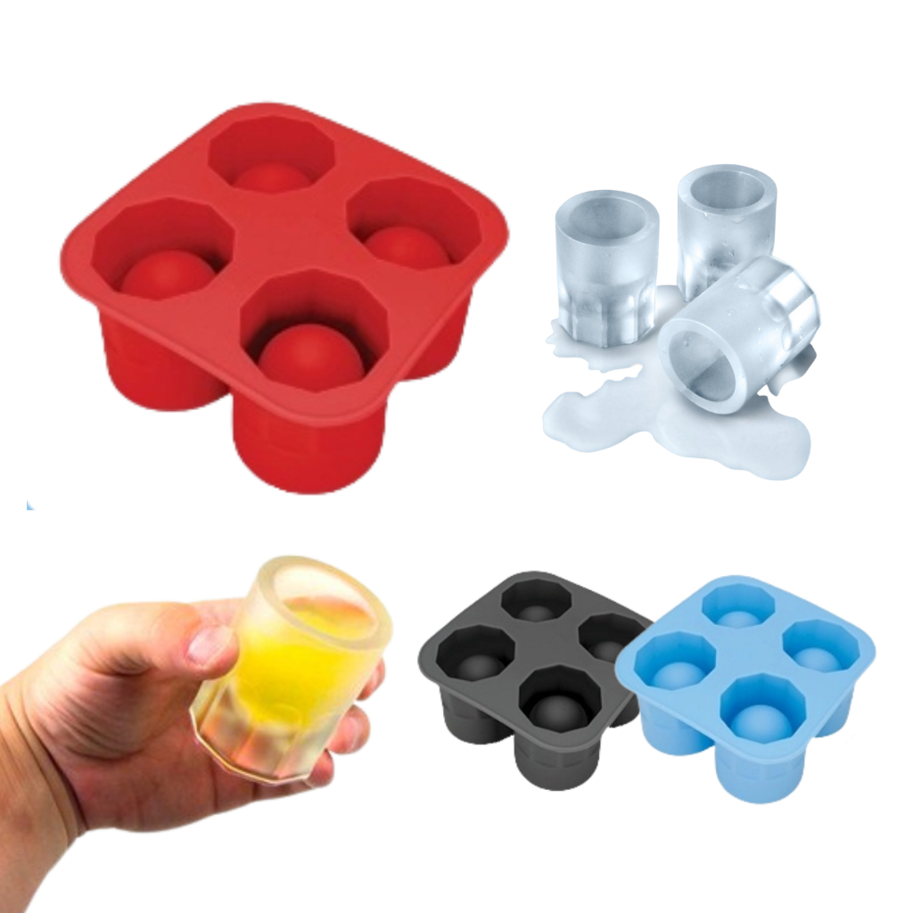 Cuvetes de Gelo DOQAUS Silicone (4 unidades)