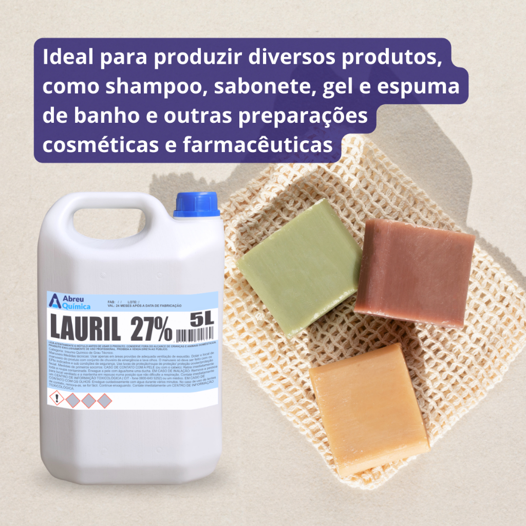 Lauril líquido 27% ( alta qualidade) para detergentes, sabonetes e ...