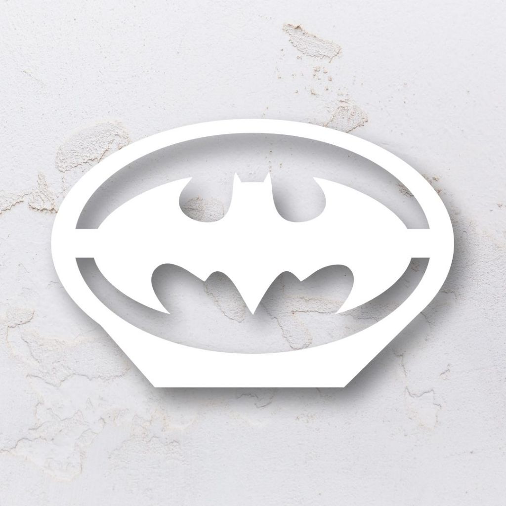 Display decorativo para rack ou prateleira na forma do Batman em MDF ...