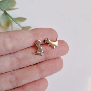 brinco mini dinossauro t rex