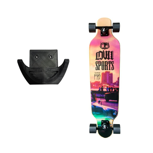 Suporte De Parede Universal Skate Longboard - Tec 3d