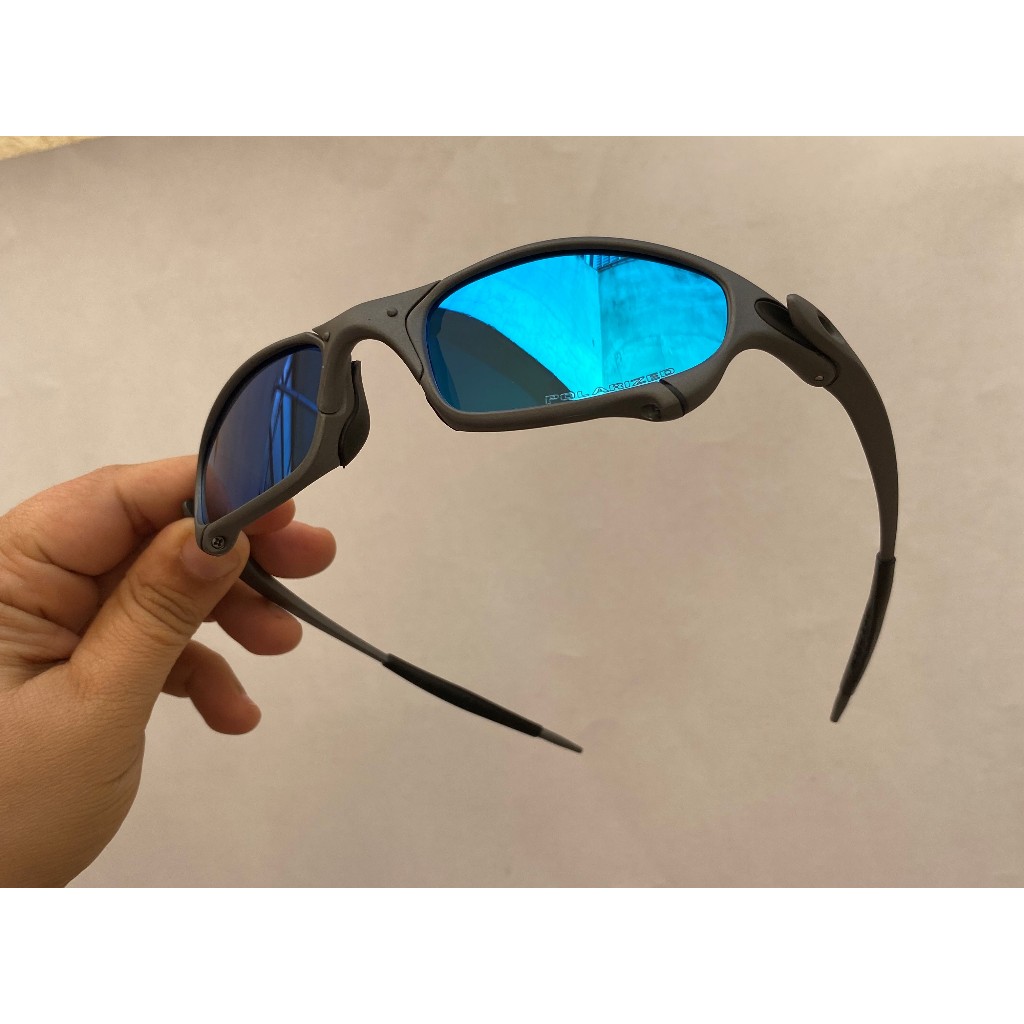 lupa juliete oaklley top premium Oculos de Sol Masculino X-Metal Polarizadas