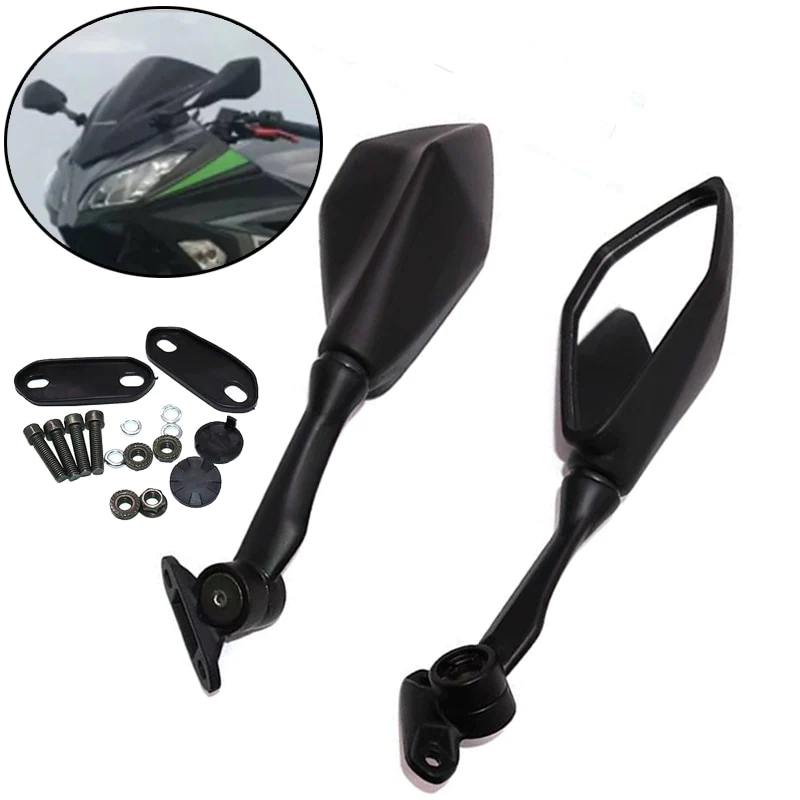 1 PAR DE RETROVISOR MODELO KAWASAKI NINJA ZX-6R ESPELHO NORMAL