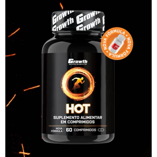 Termogênico Hot 60 comprimidos - Growth Suplementos