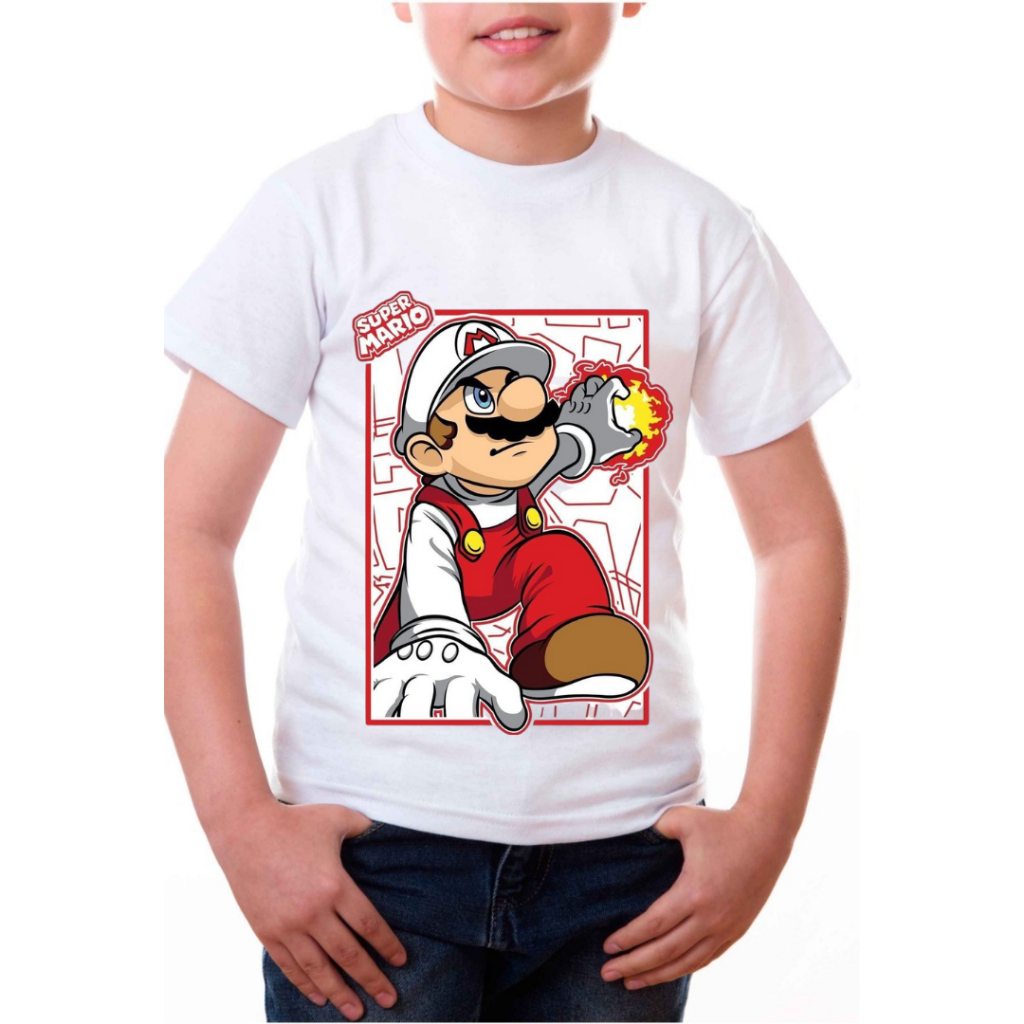 Linda camiseta-camisa Super mario Bros, Avengers Patrulha canina